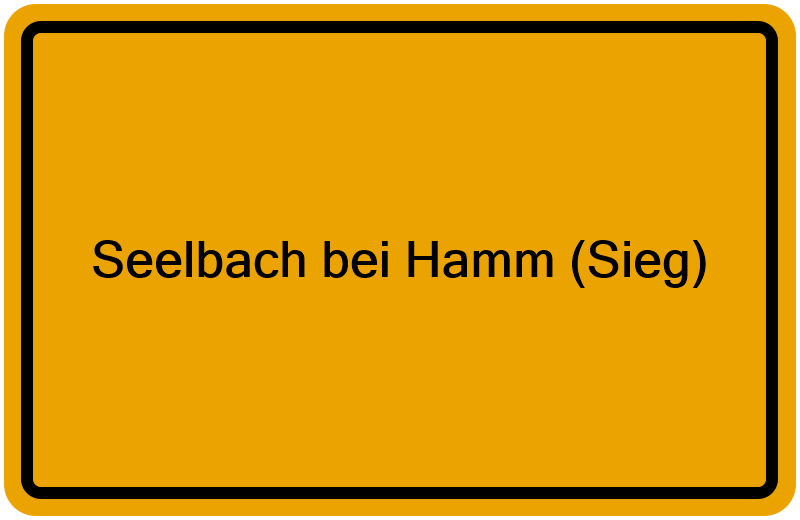 Handelsregisterauszug Seelbach bei Hamm (Sieg)